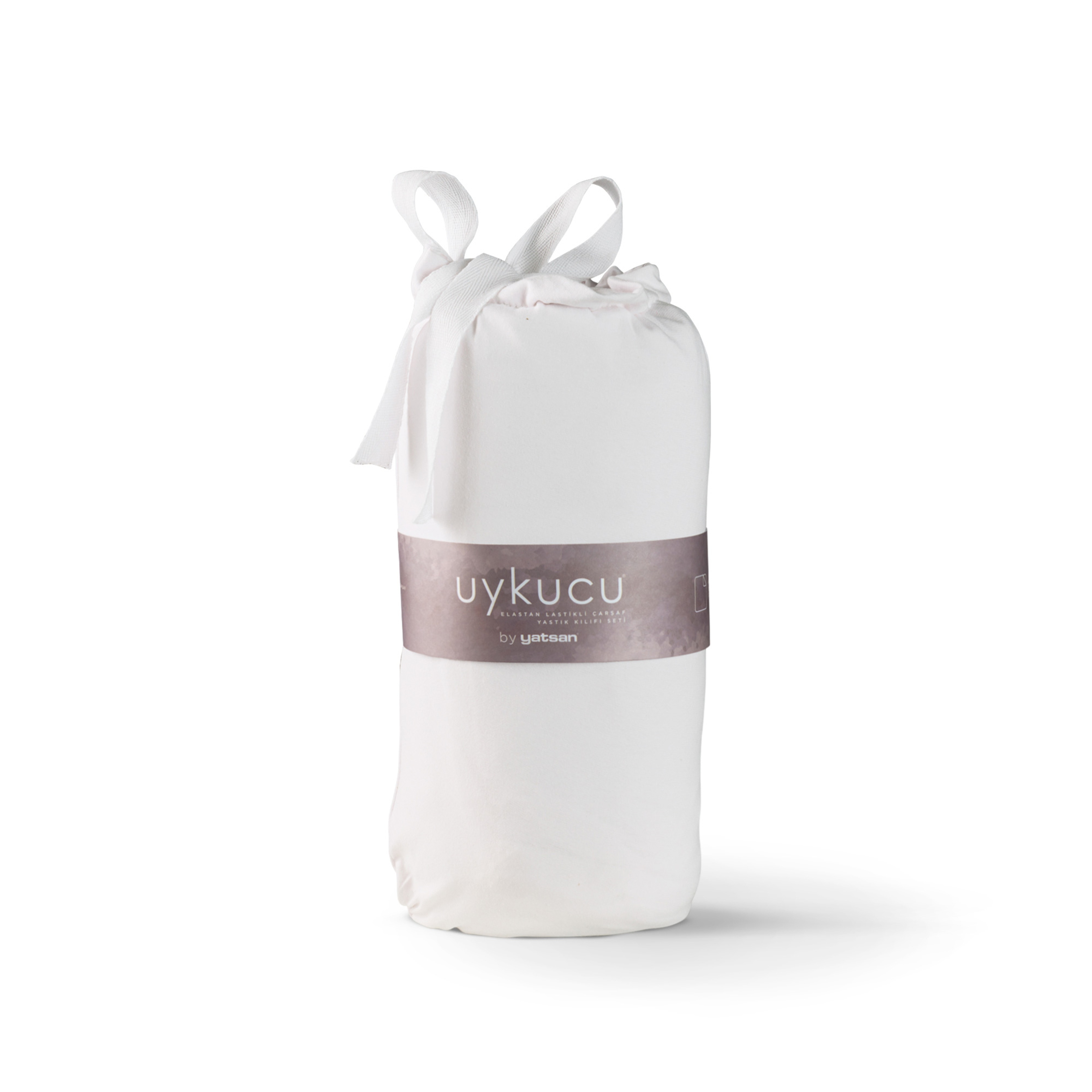 Uykucu Elastan Lastikli Çarşaf Seti Beyaz