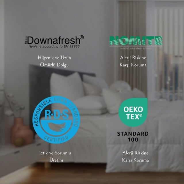 Macar Kaz Tüyü Çift Kişilik Yorgan