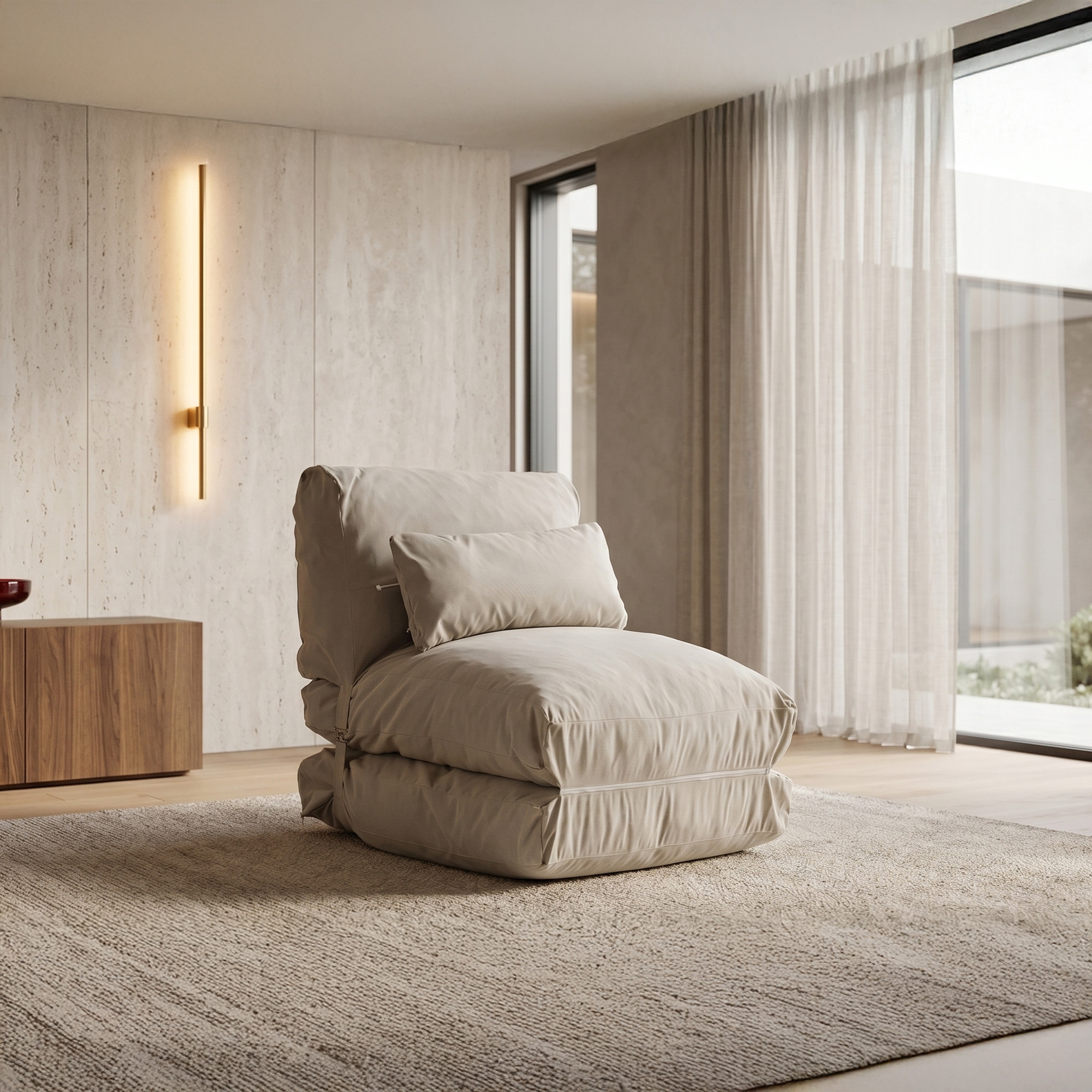 Sit'n Sleep Katlanır Minder Bej