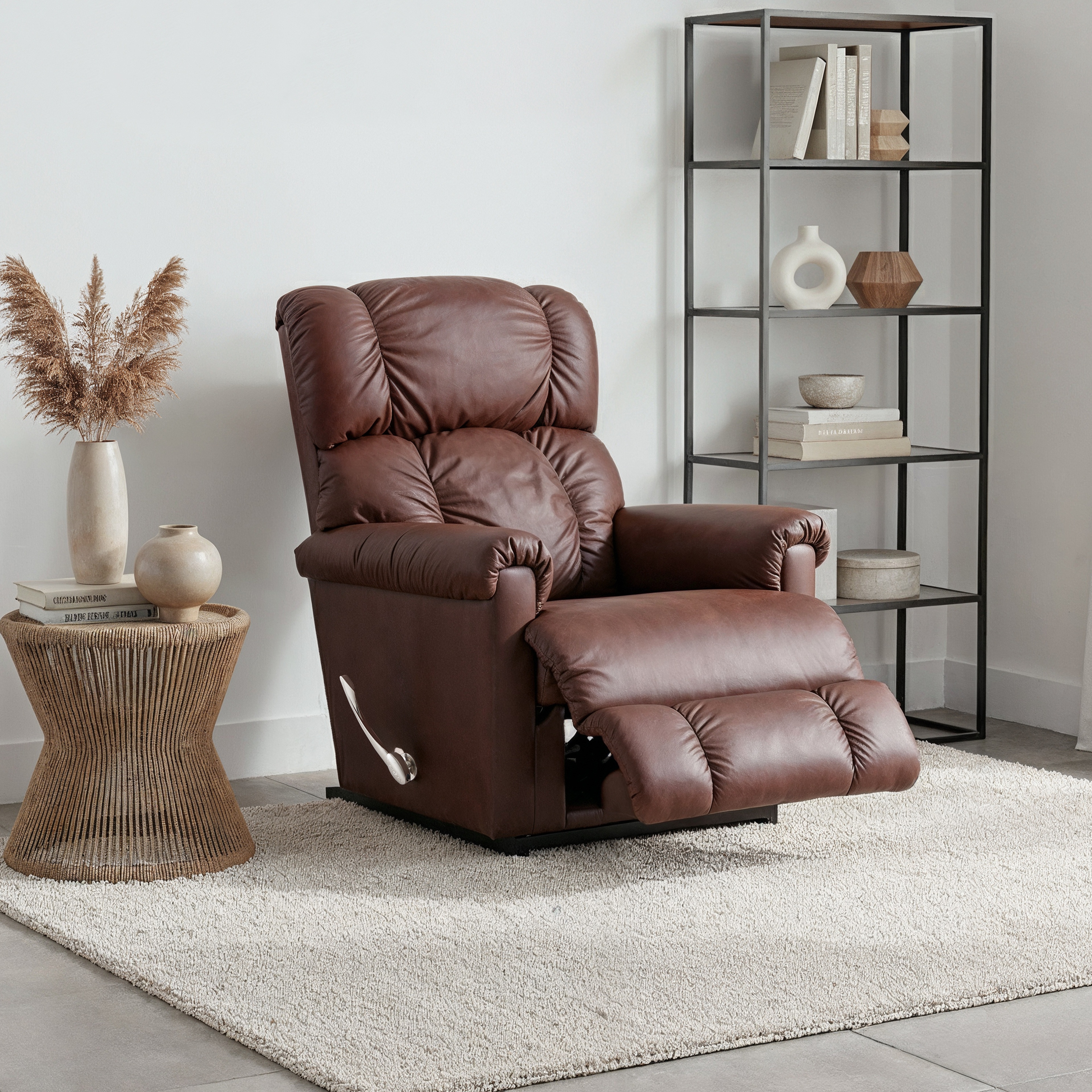 La-Z-Boy Pinnacle Leather Madras Chestnut Sallanır TV Koltuk