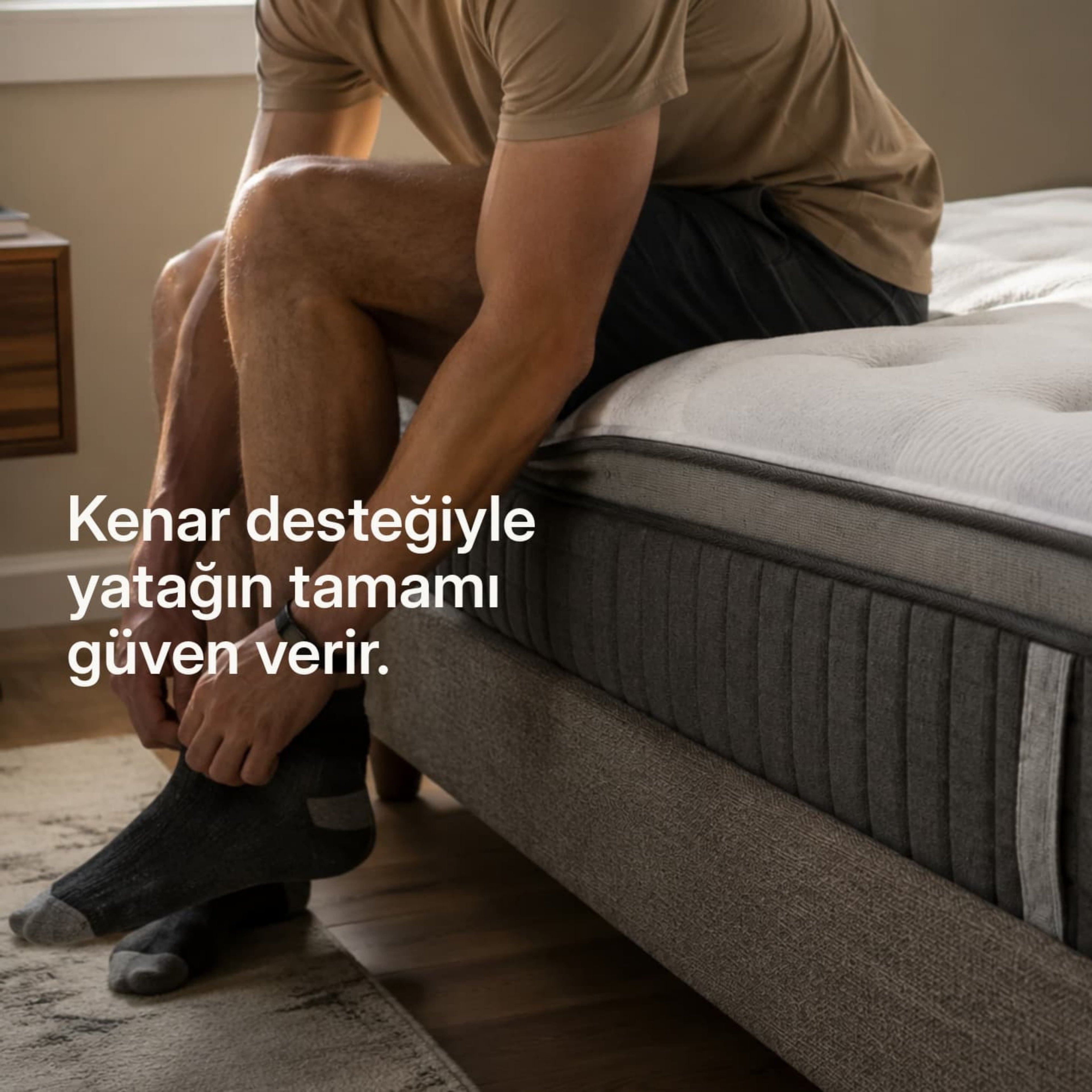 Uykucu Moonlight Visco Jel Pedli Hybrid Yatak