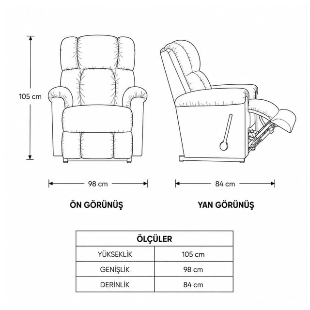 La-Z-Boy Pinnacle Leather Madras Chestnut Sallanır TV Koltuk