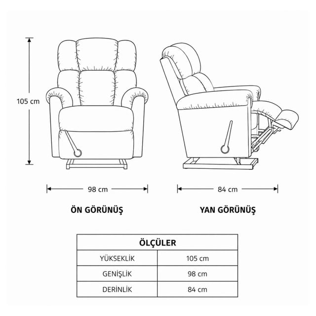 La-Z-Boy Pinnacle Leather Madras Mushroom Sallanır TV Koltuk