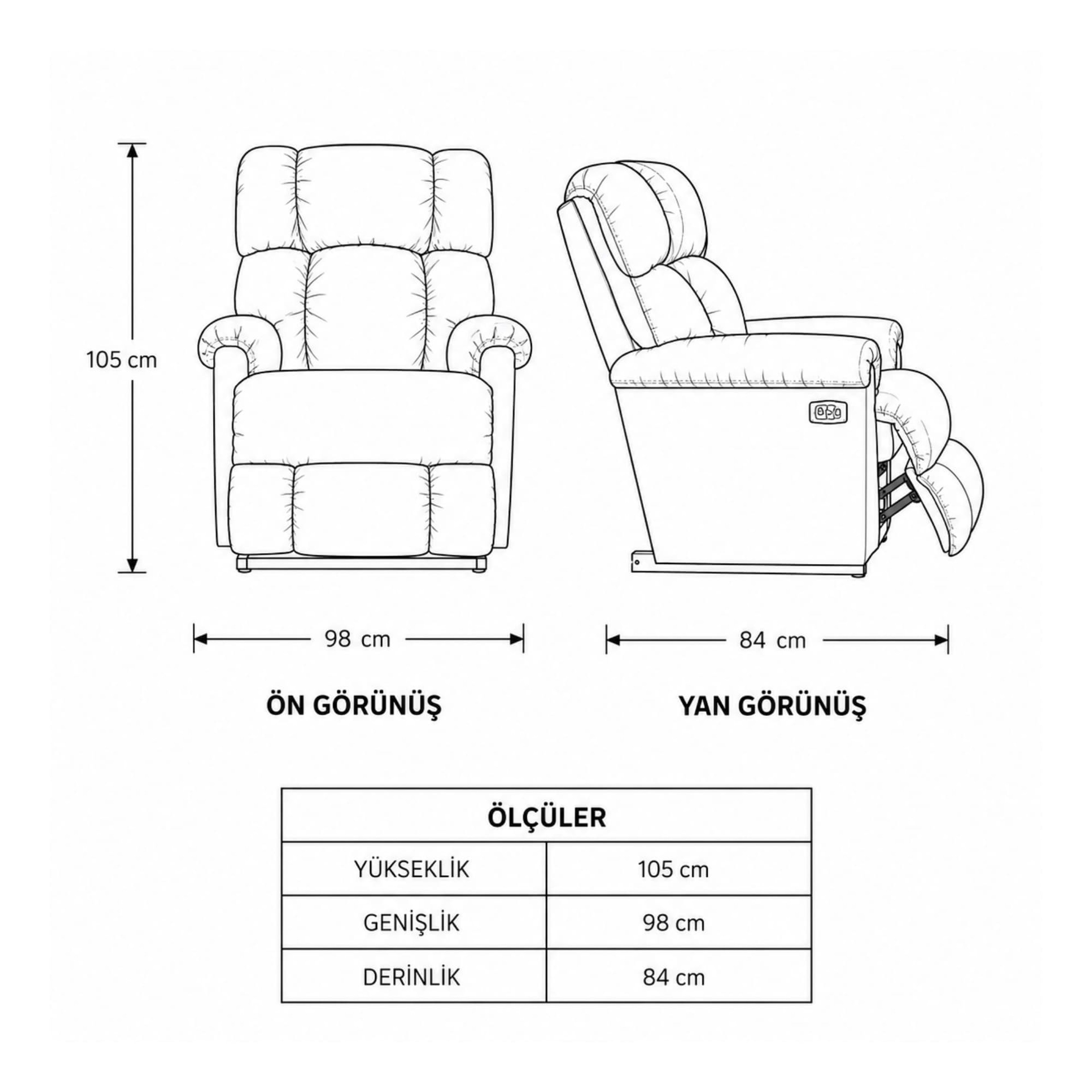 La-Z-Boy Pinnacle Leather Madras Chesnut Elektrikli TV Koltuk