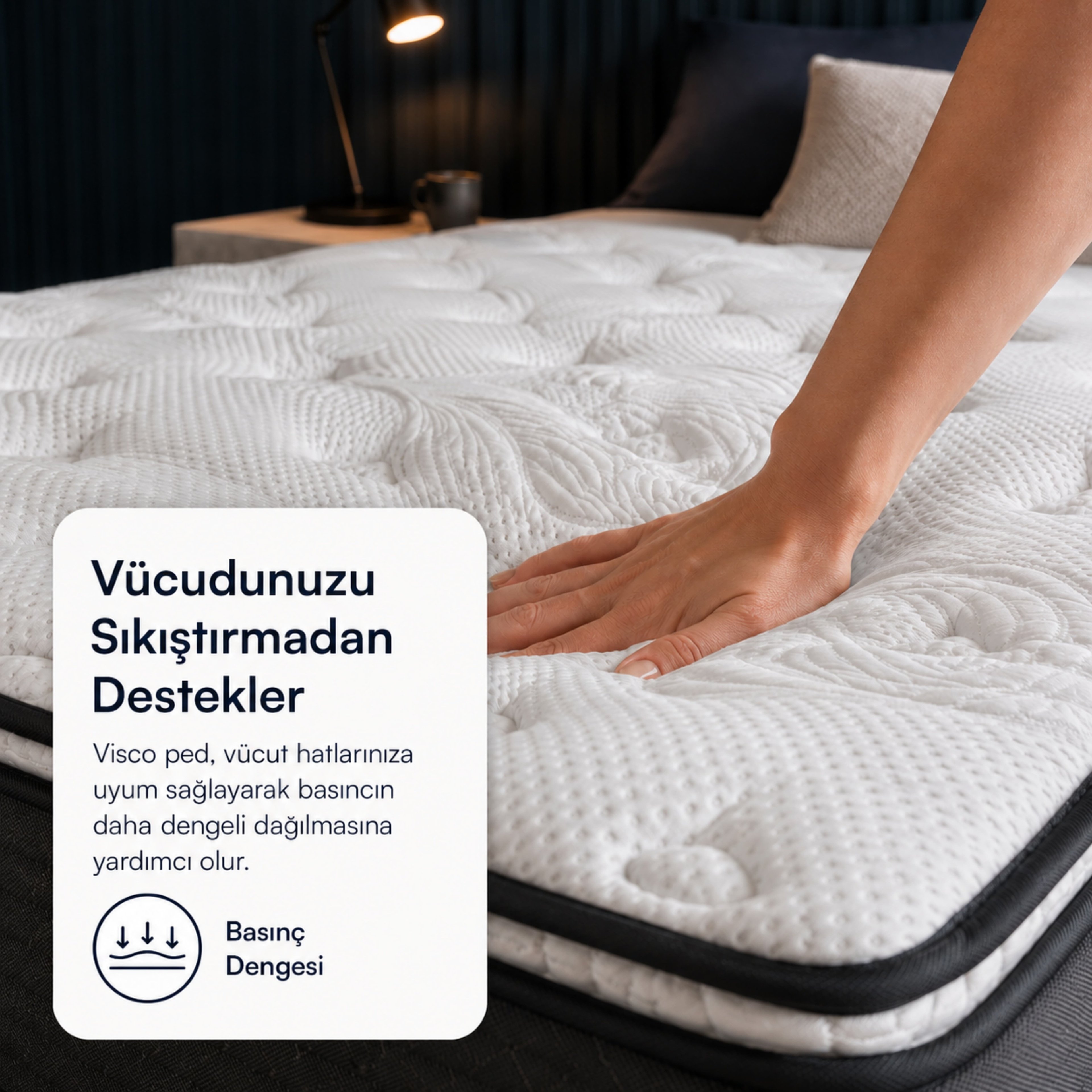 Uykucu Elite Pillow Top Visco Pedli Yatak