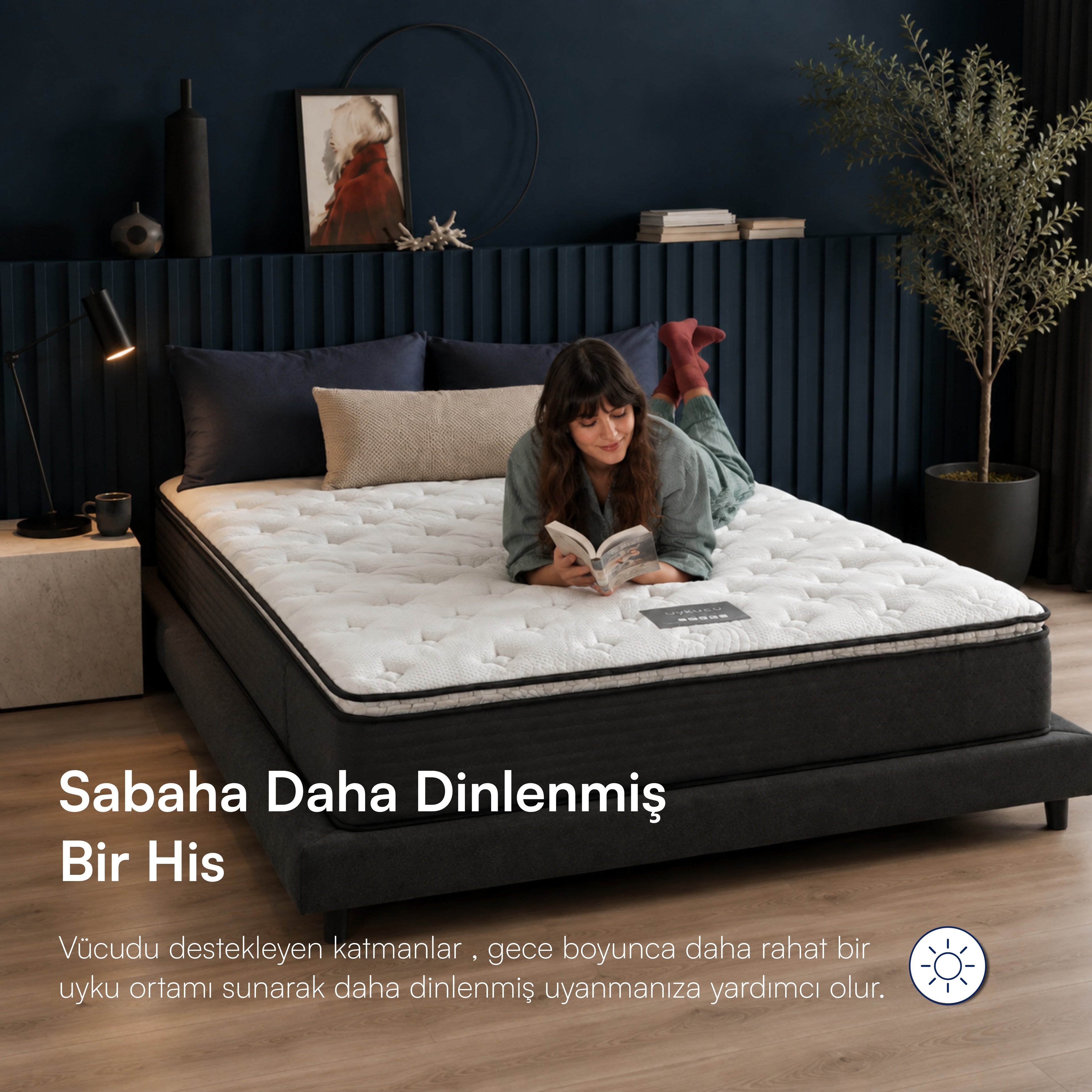 Uykucu Elite Pillow Top Visco Pedli Yatak